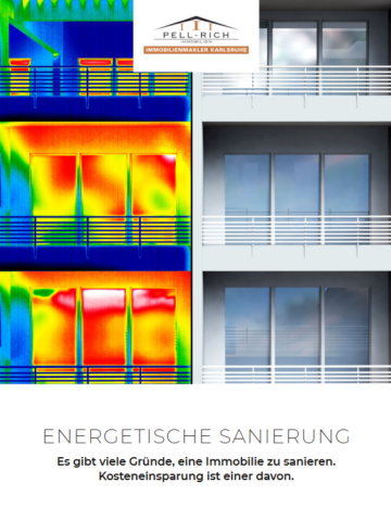 Titelblatt des Ratgebers „Energetische Sanierung“ von Pell-Rich Immobilien