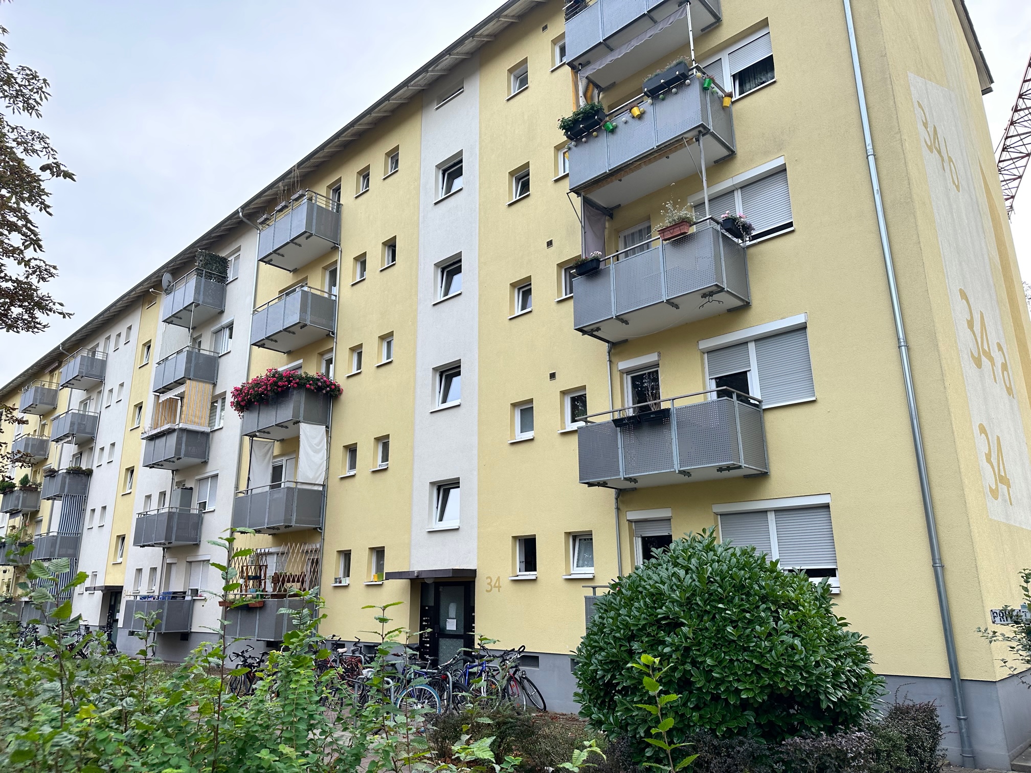 SORGENLOS: Vermietete 2-Zimmer Wohnung in zentraler Lage von Karlsruhe-Rintheim