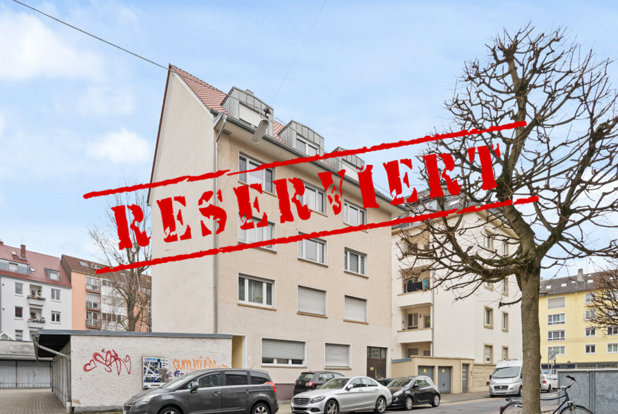 – derzeit reserviert – SICHERHEIT: An WG vermietete 4-Zimmer ETW mit Balkon in der Südweststadt nähe Hauptbahnhof