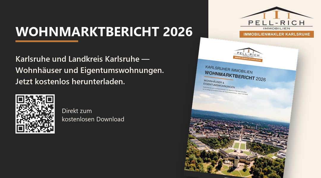 Wohnmarktbericht 2026 für Karlsruhe und den Landkreis Karlsruhe von Pell-Rich Immobilien