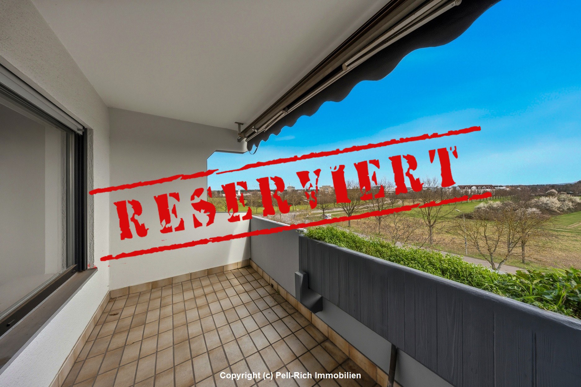 Reserviert: 3-Zimmer-Wohnung mit Loggia und Weitblick in Karlsruhe-Neureut
